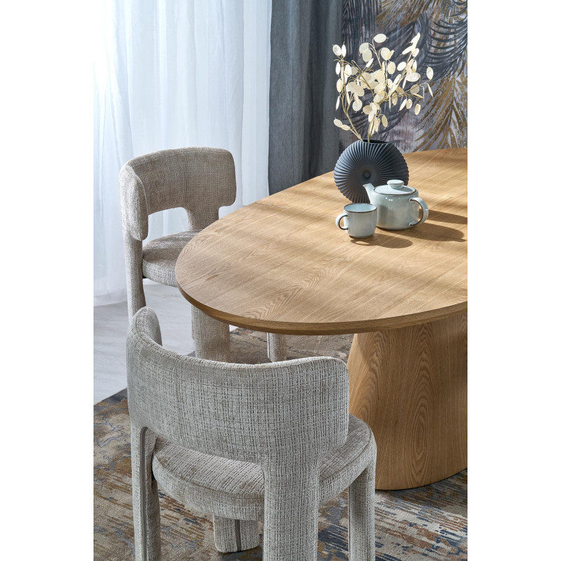 Stół rozkładany owalny Calypso 160-200x100 Halmar | Dębowy