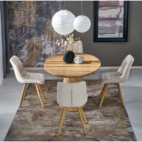 Stół rozkładany owalny Calypso 160-200x100 Halmar | Dębowy