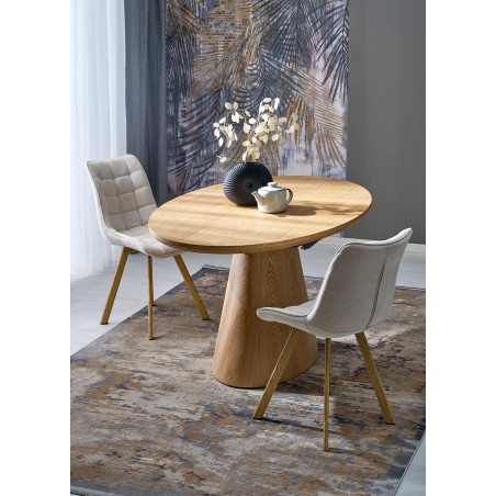 Stół rozkładany owalny Calypso 160-200x100 Halmar | Dębowy