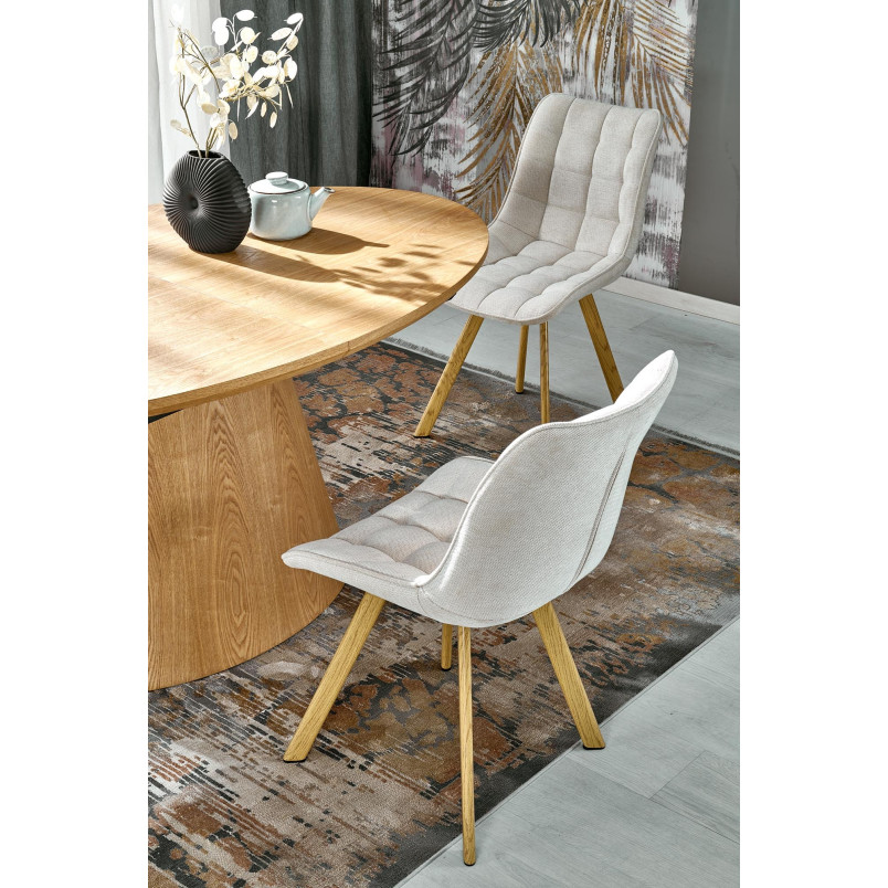 Stół rozkładany owalny Calypso 160-200x100 Halmar | Dębowy