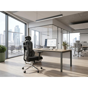 Fotel gabinetowy Booster Halmar | Ergonomiczny, Regulowany