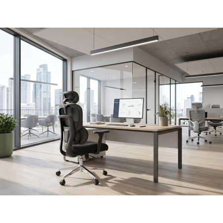 Fotel gabinetowy Booster Halmar | Ergonomiczny, Regulowany