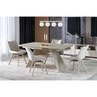 Stół rozkładany Armani | Spiek kwarcowy, design Halmar
