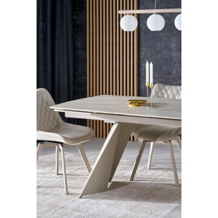 Stół rozkładany Armani | Spiek kwarcowy, design Halmar