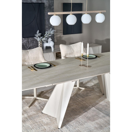 Stół rozkładany Armani | Spiek kwarcowy, design Halmar