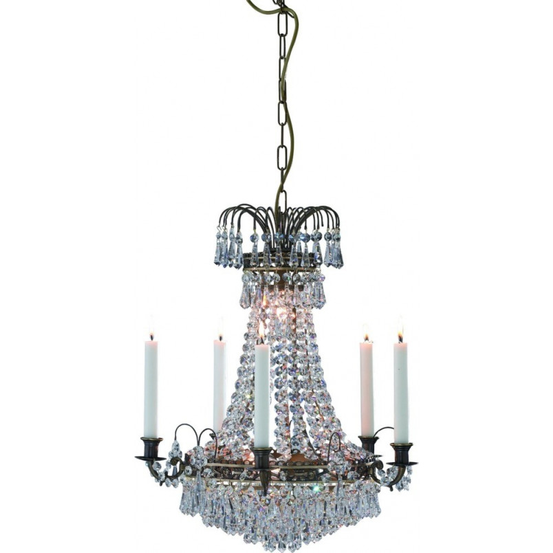 Żyrandol Glamour Lacko 48cm - Kryształowy Blask | Markslojd