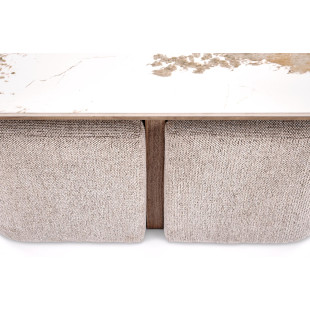 Stolik Arakis z pufami - Halmar | Nowoczesny design