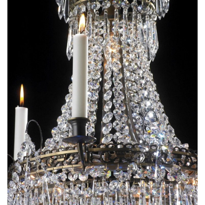Żyrandol Glamour Lacko 48cm - Kryształowy Blask | Markslojd