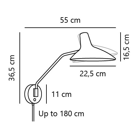 Darci | Wall light | Sand DFTP