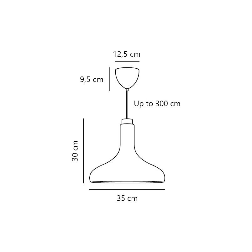 Fuji | Pendant | Black DFTP