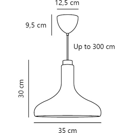 Fuji | Pendant | Black DFTP