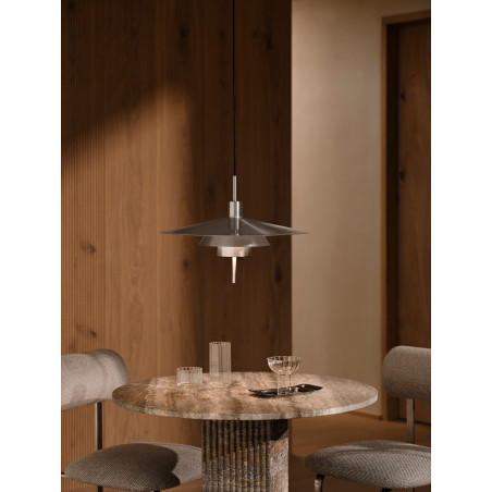 Latika | Pendant | Brushed chrome DFTP