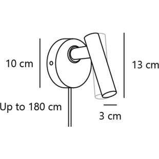 Makoto | Wall light | Satin chrome DFTP