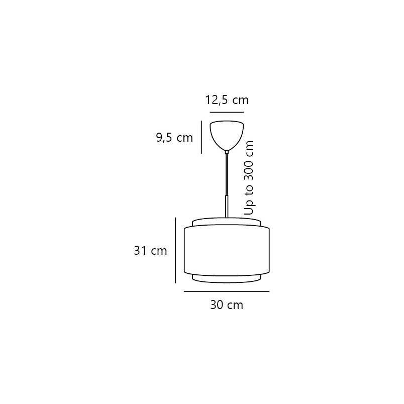 Takai 30 | Pendant | Beige DFTP