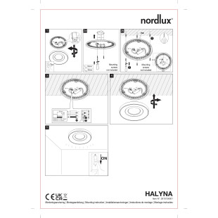 Halyna | Ceiling light | White Nordlux