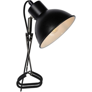 Lampka biurkowa klips Moys czarna marki Lucide