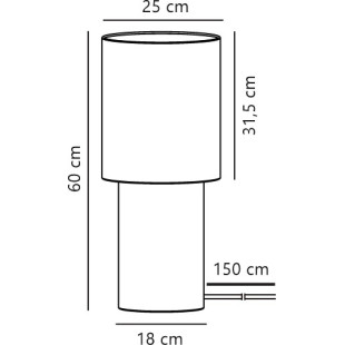 Izara 60 | Floor lamp | Beige Nordlux
