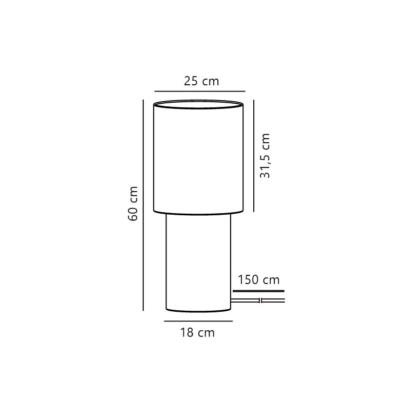 Izara 60 | Floor lamp | Beige Nordlux