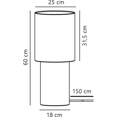 Izara 60 | Floor lamp | Beige Nordlux