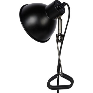 Lampa biurkowa Moys - czarna, klips - Lucide | Sklep