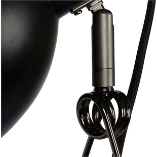 Lampa biurkowa Moys - czarna, klips - Lucide | Sklep