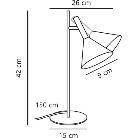 Kelvis | Table lamp | Black Nordlux