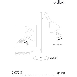 Kelvis | Table lamp | Black Nordlux