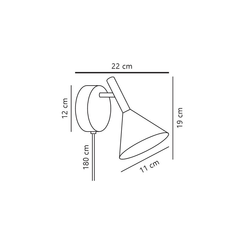 Kelvis | Wall light | Black Nordlux
