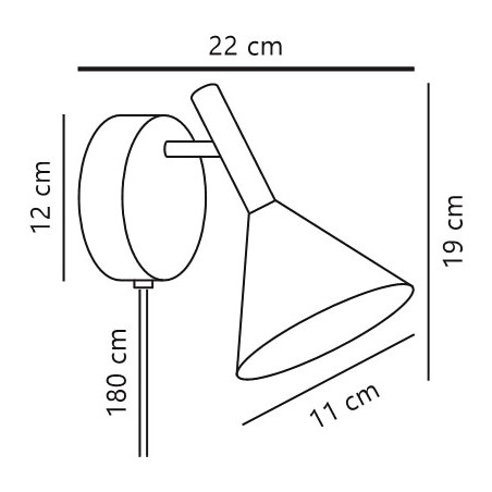 Kelvis | Wall light | Black Nordlux