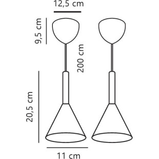 Kelvis 2-Kit | Pendant | Black Nordlux