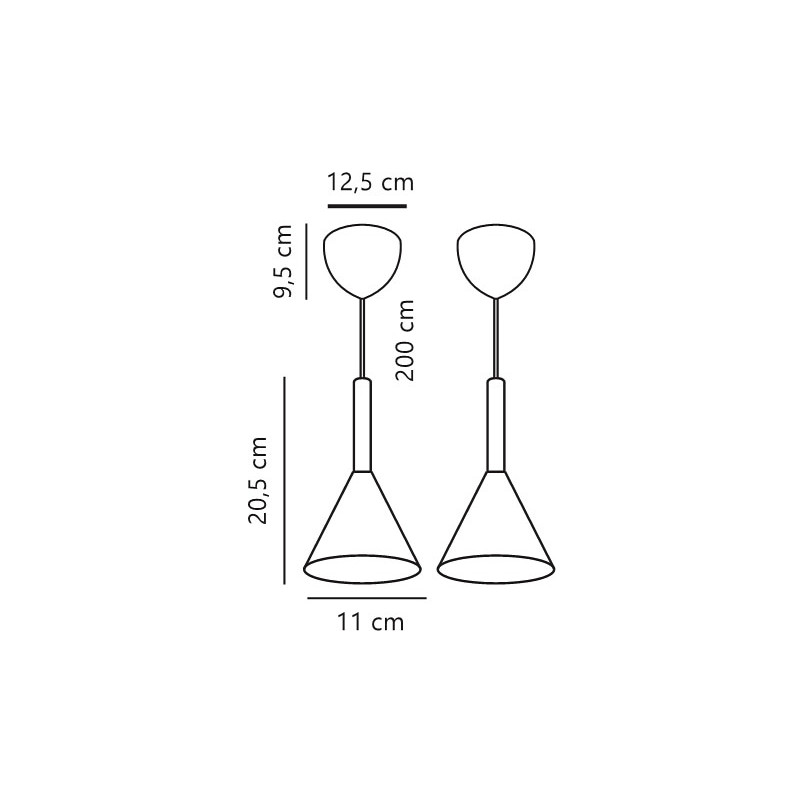 Kelvis 2-Kit | Pendant | Black Nordlux