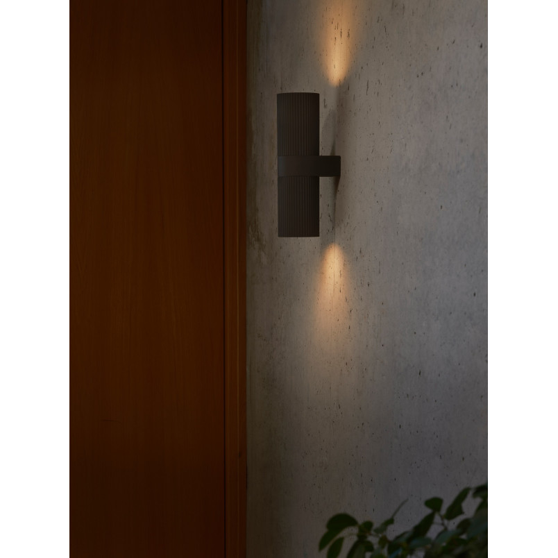 Kyklop Ripple Maxi | Wall light | Black Nordlux