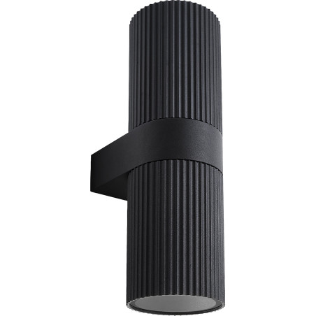 Kyklop Ripple Maxi | Wall light | Black Nordlux