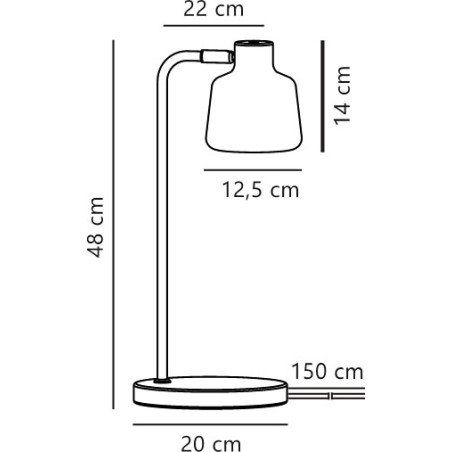 Louella | Table lamp | Black Nordlux