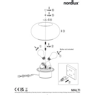 Malti | Table lamp | Beige Nordlux