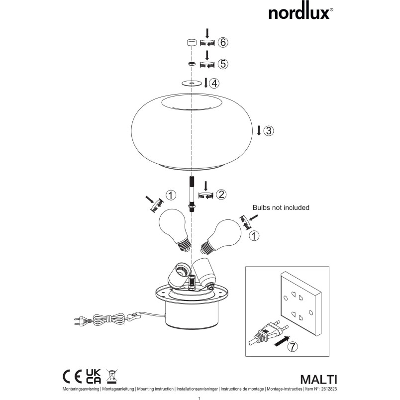 Malti | Table lamp | Beige Nordlux