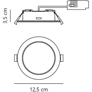 Manacor 12 | Downlight | White Nordlux