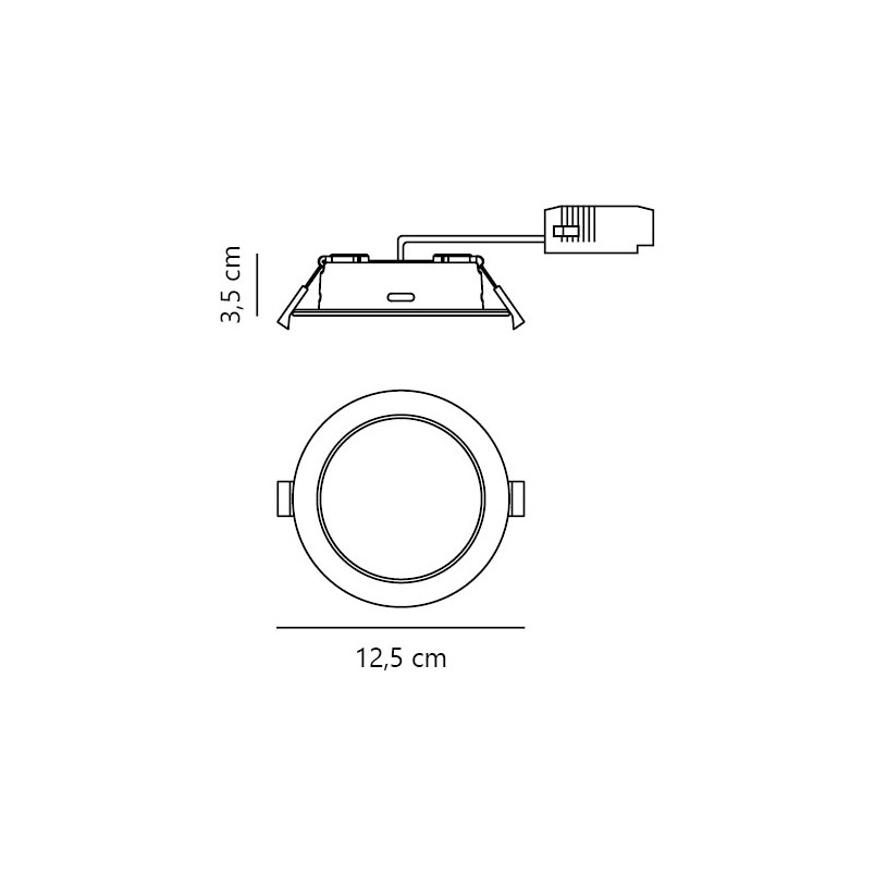 Manacor 12 | Downlight | White Nordlux