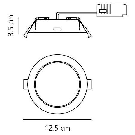 Manacor 12 | Downlight | White Nordlux
