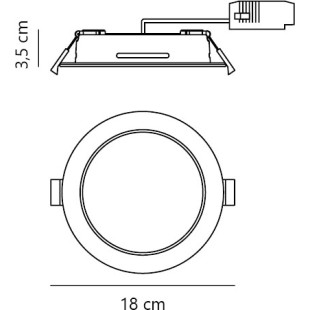 Manacor 18 | Downlight | White Nordlux