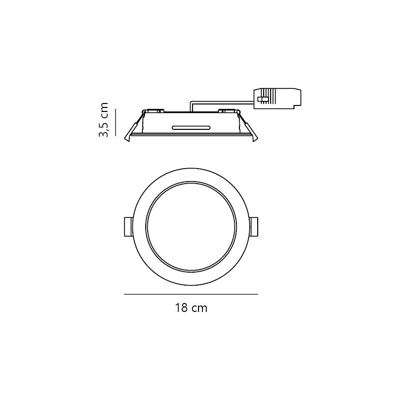 Manacor 18 | Downlight | White Nordlux