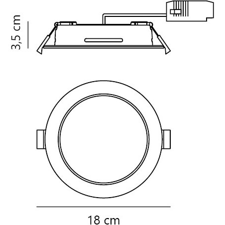 Manacor 18 | Downlight | White Nordlux