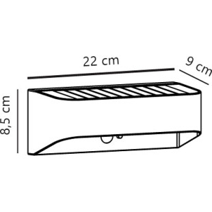 Marcellio Solar | Wall light | Brown Nordlux
