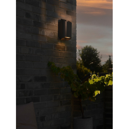 Nico 22 Round Maxi | Wall light | Black Nordlux