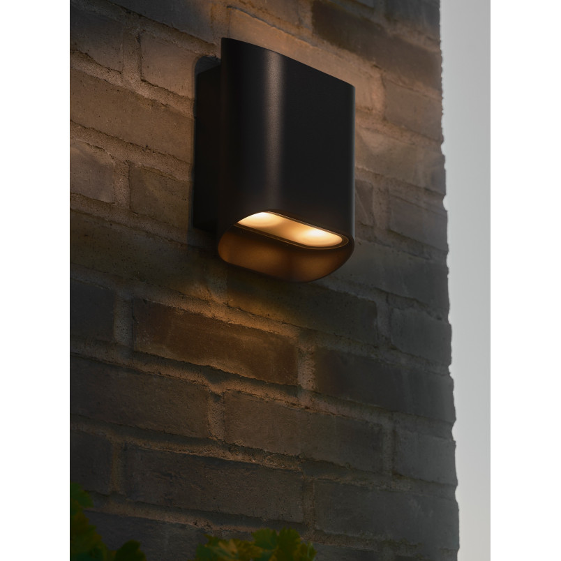 Nico 22 Round Maxi | Wall light | Black Nordlux