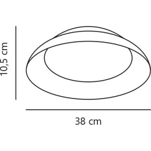 Nivora 38 | Ceiling light | White Nordlux
