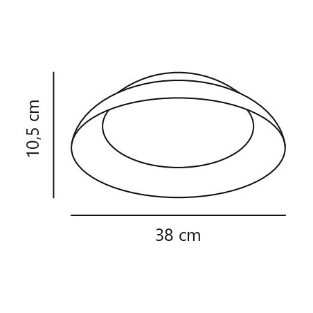 Nivora 38 | Ceiling light | White Nordlux
