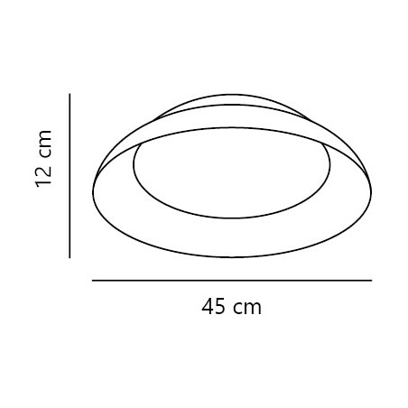 Nivora 45 | Ceiling light | White Nordlux