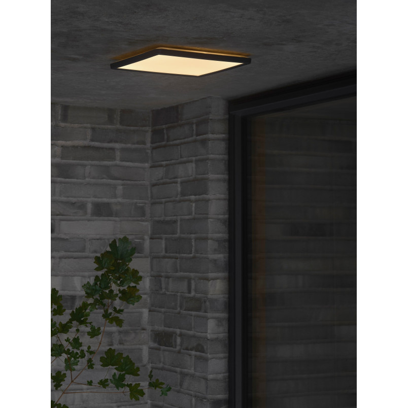 Oja 29 Outdoor Square | Ceiling light | Black Nordlux