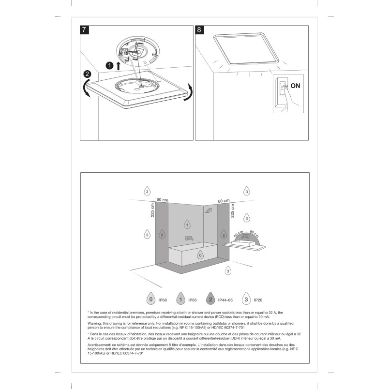 Oja 29 Outdoor Square | Ceiling light | Black Nordlux